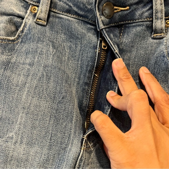 ROLLA’S Westcoast Super Skinny Jeans 25R/7R Viscose Blend - Picture 4 of 14